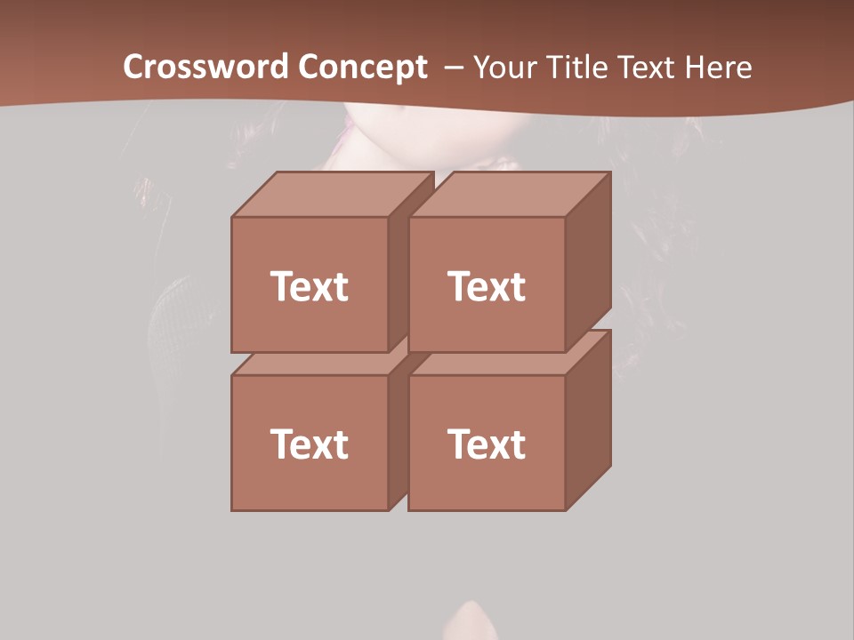 Long Hair Fresh Music PowerPoint Template