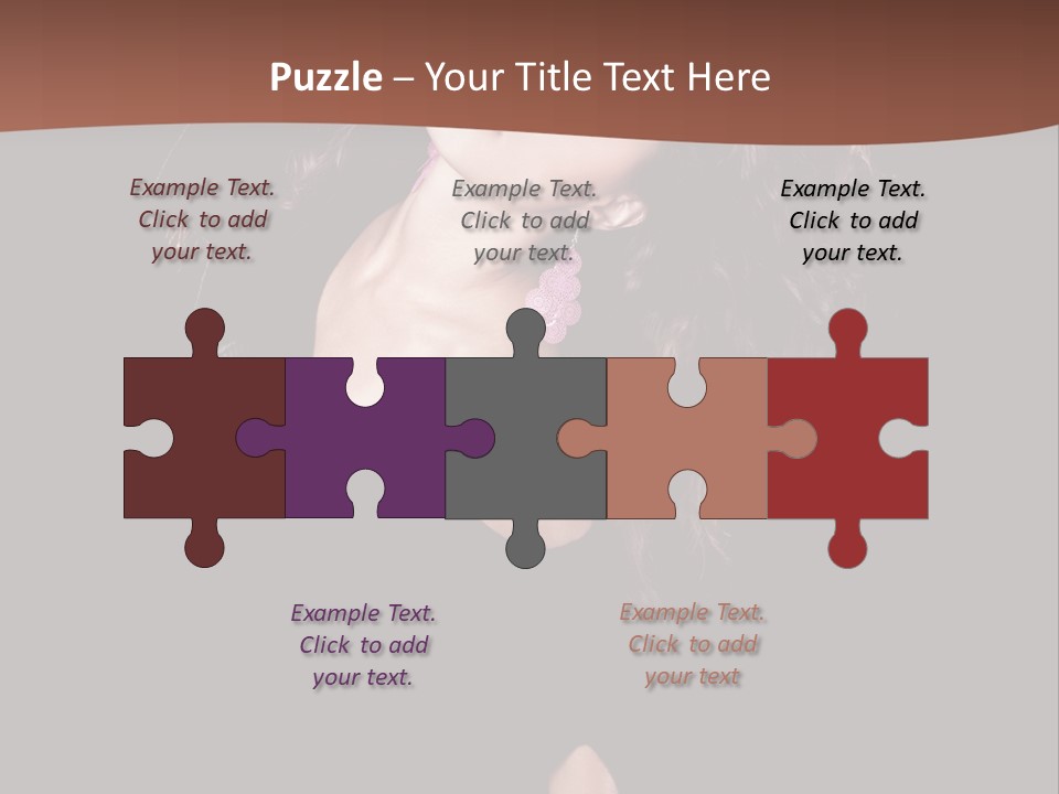 Long Hair Fresh Music PowerPoint Template