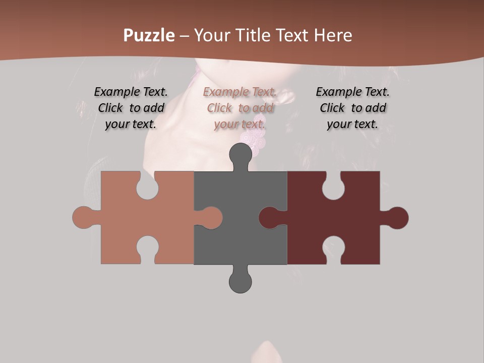 Long Hair Fresh Music PowerPoint Template