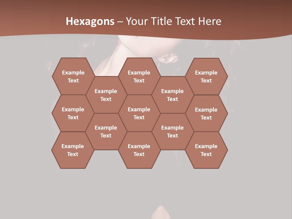 Long Hair Fresh Music PowerPoint Template