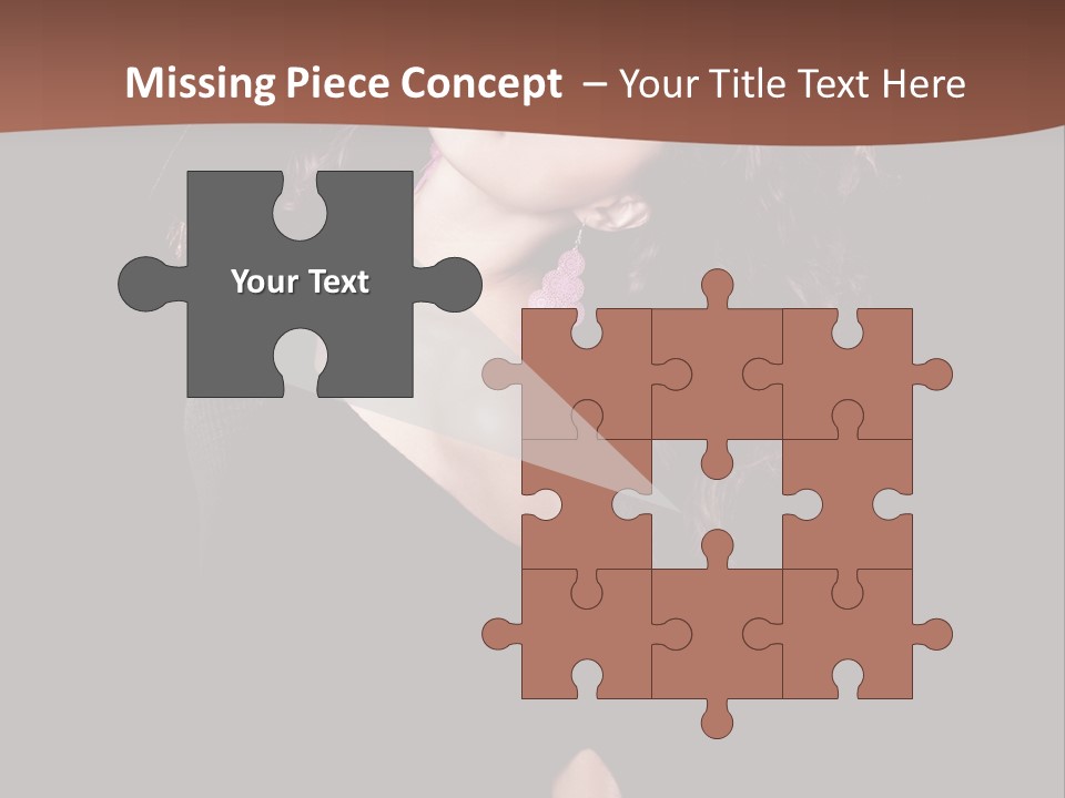 Long Hair Fresh Music PowerPoint Template