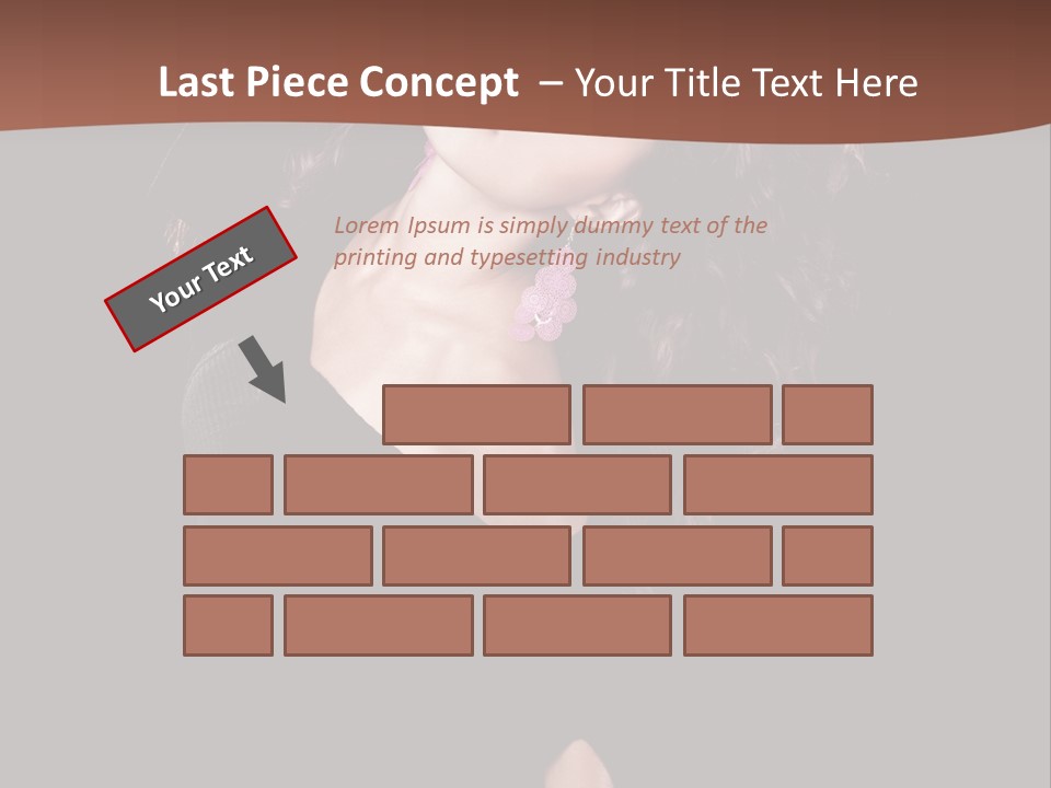 Long Hair Fresh Music PowerPoint Template