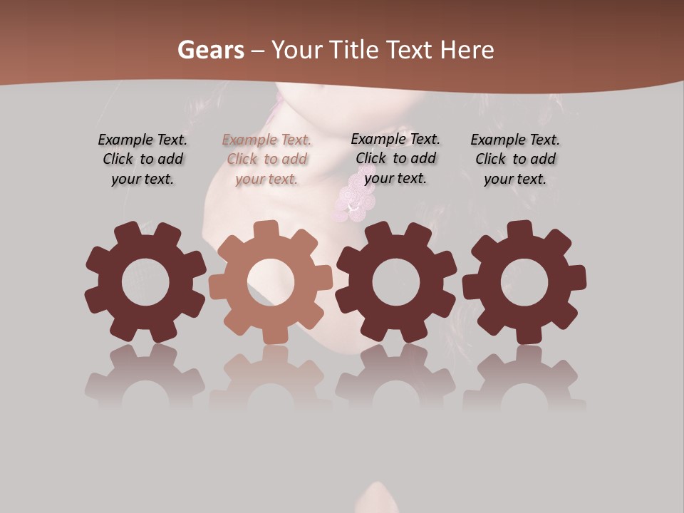 Long Hair Fresh Music PowerPoint Template