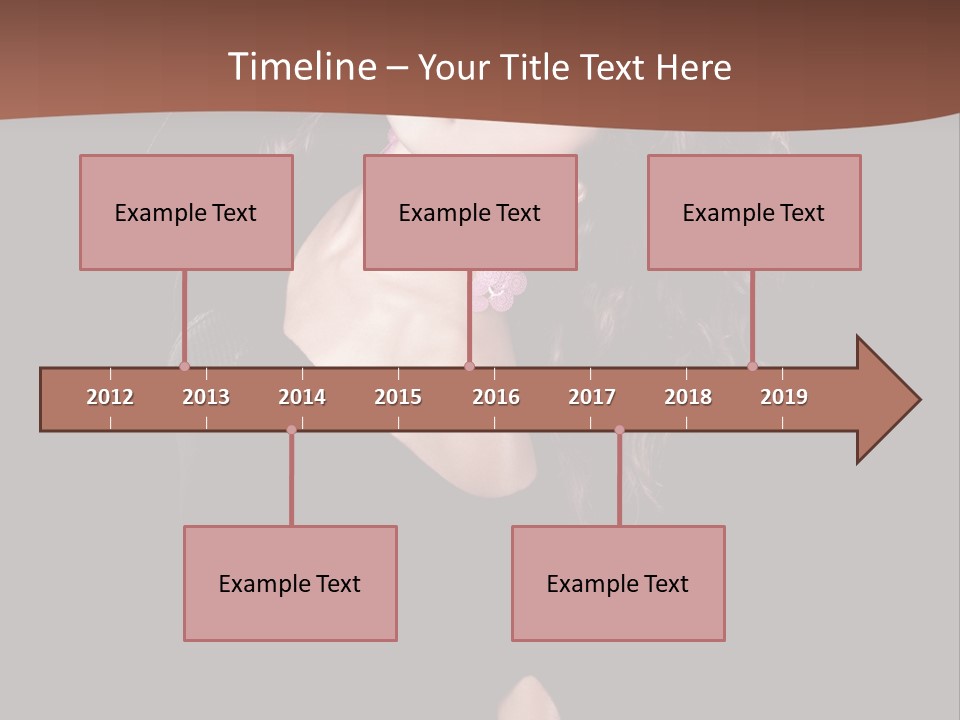 Long Hair Fresh Music PowerPoint Template