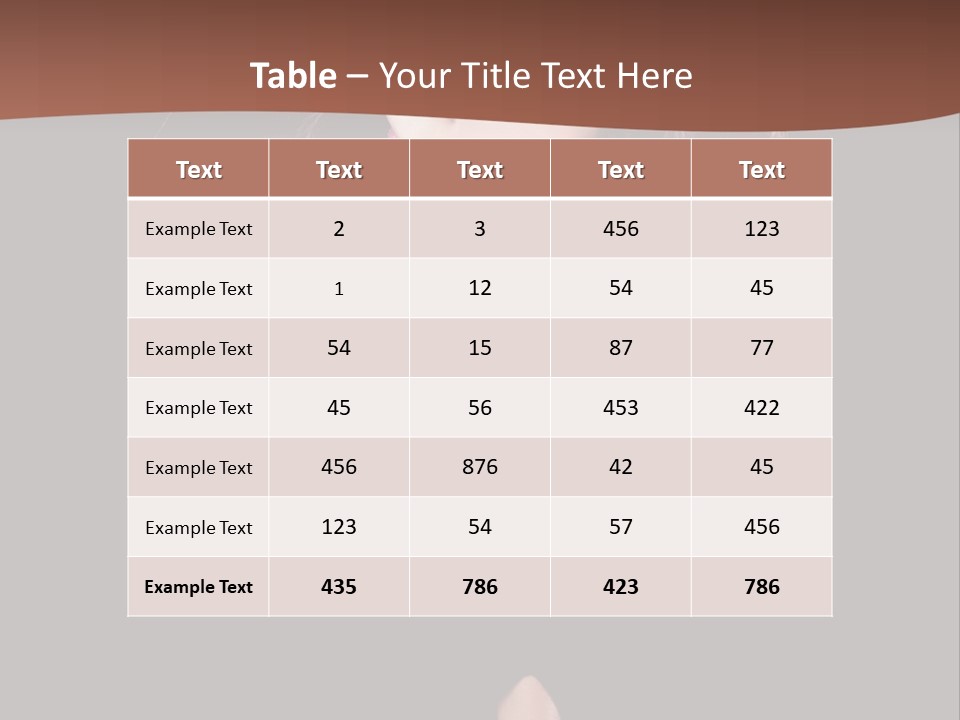 Long Hair Fresh Music PowerPoint Template