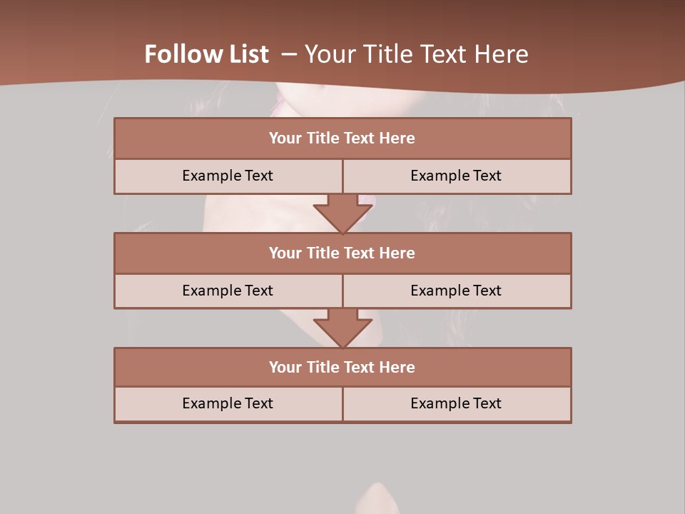 Long Hair Fresh Music PowerPoint Template