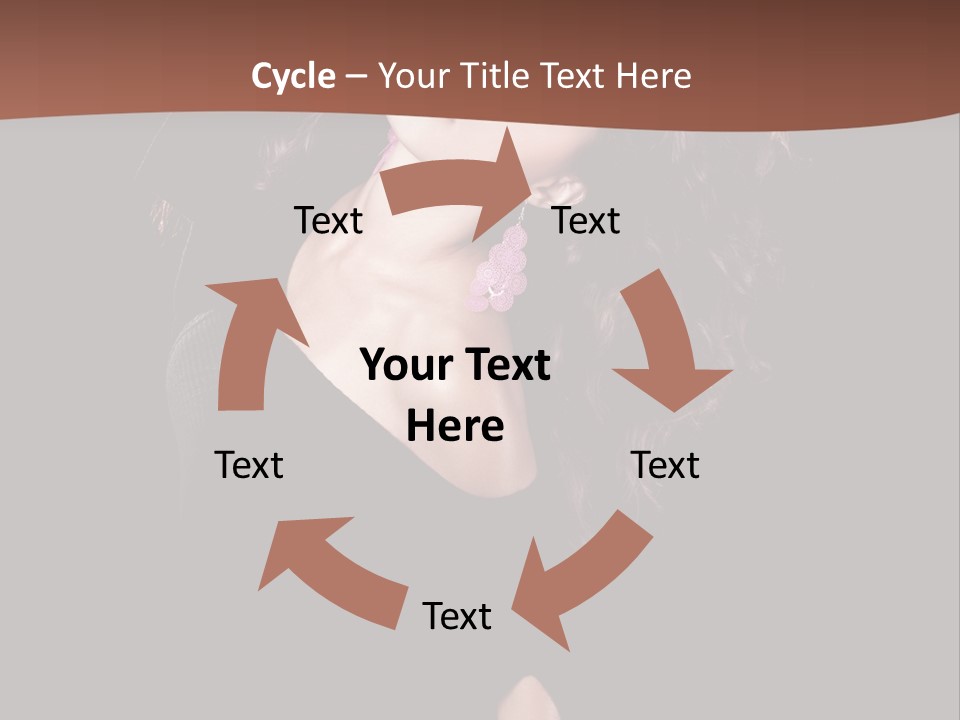 Long Hair Fresh Music PowerPoint Template