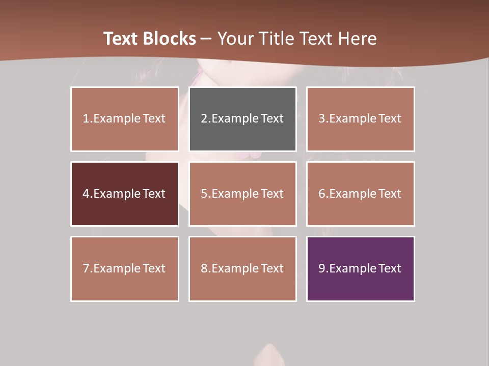 Long Hair Fresh Music PowerPoint Template