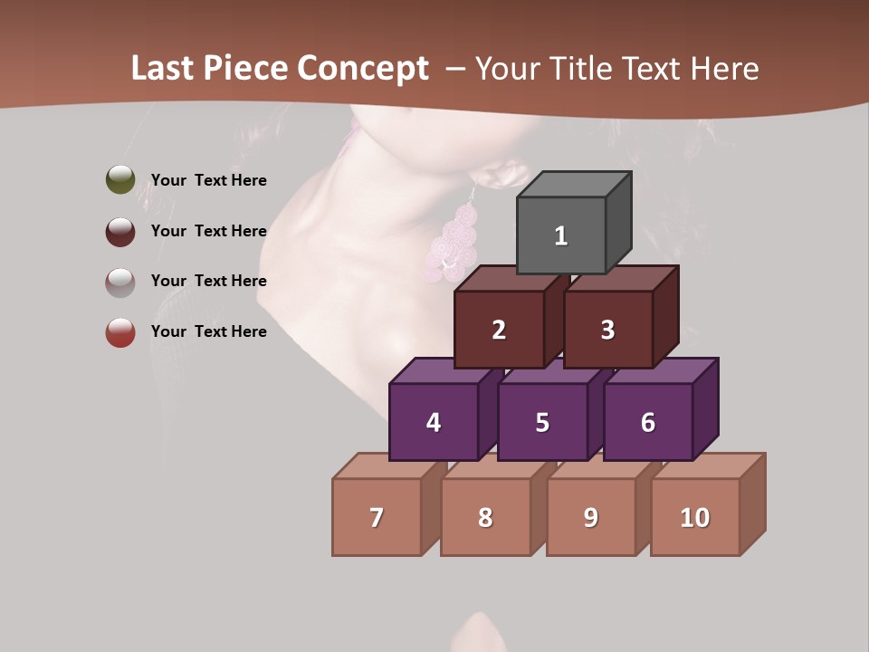 Long Hair Fresh Music PowerPoint Template