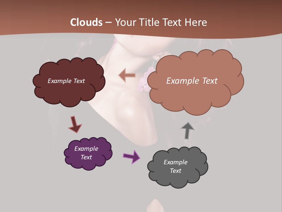 Long Hair Fresh Music PowerPoint Template