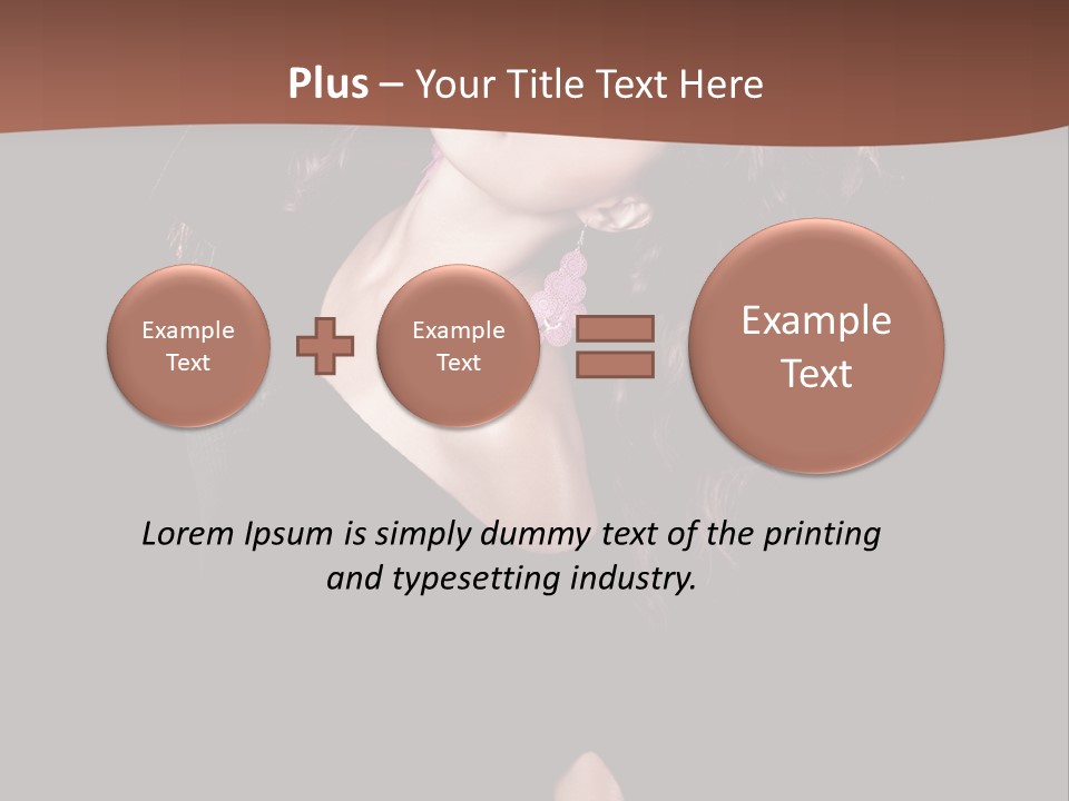 Long Hair Fresh Music PowerPoint Template