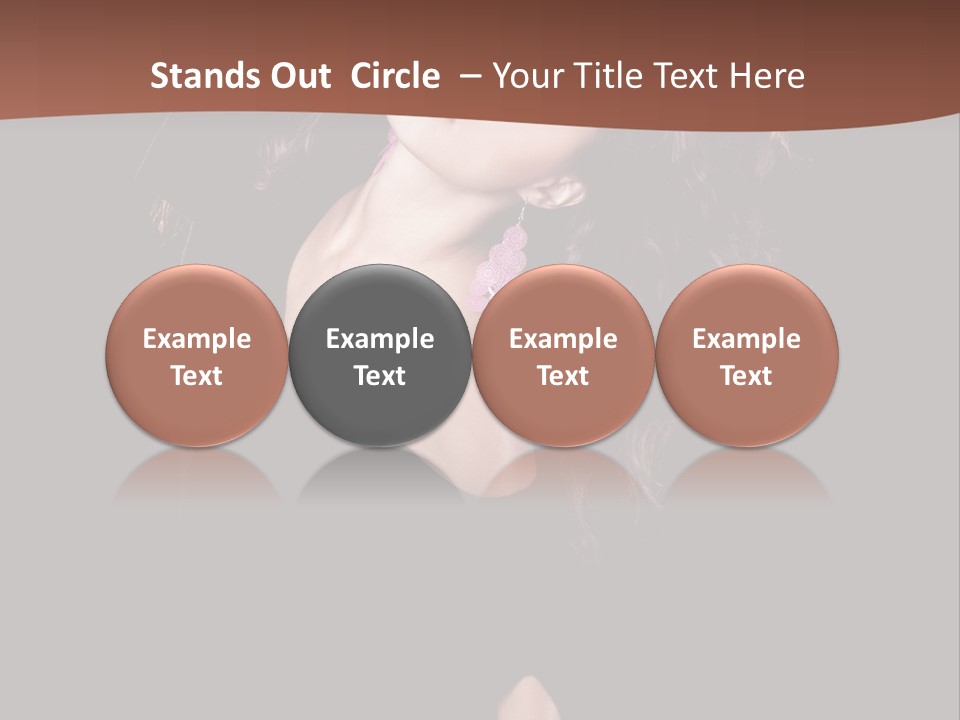 Long Hair Fresh Music PowerPoint Template