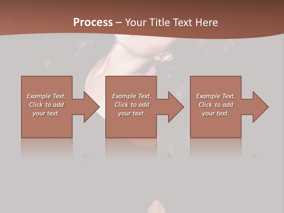Long Hair Fresh Music PowerPoint Template