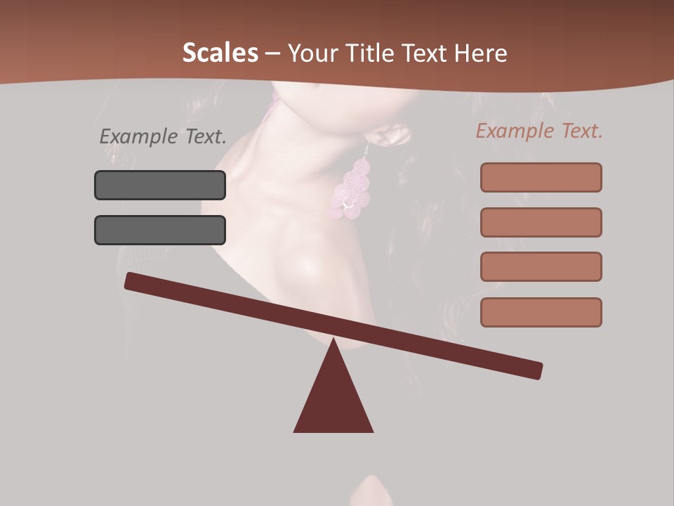 Long Hair Fresh Music PowerPoint Template