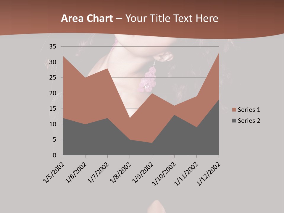 Long Hair Fresh Music PowerPoint Template