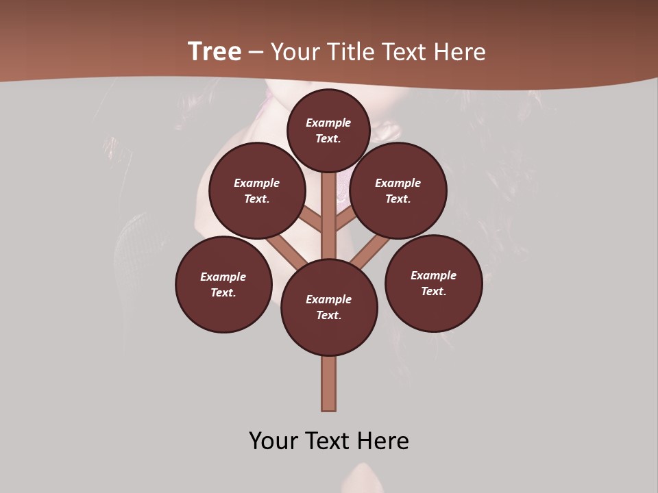 Long Hair Fresh Music PowerPoint Template