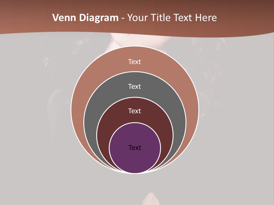 Long Hair Fresh Music PowerPoint Template