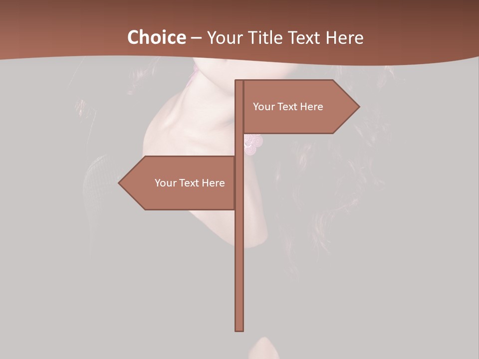 Long Hair Fresh Music PowerPoint Template