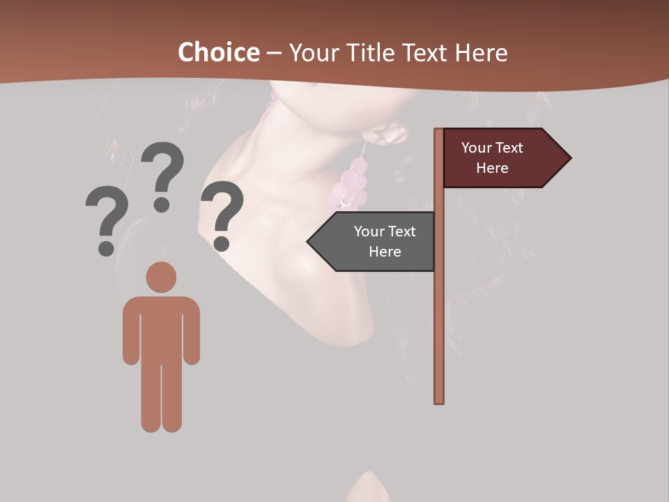 Long Hair Fresh Music PowerPoint Template