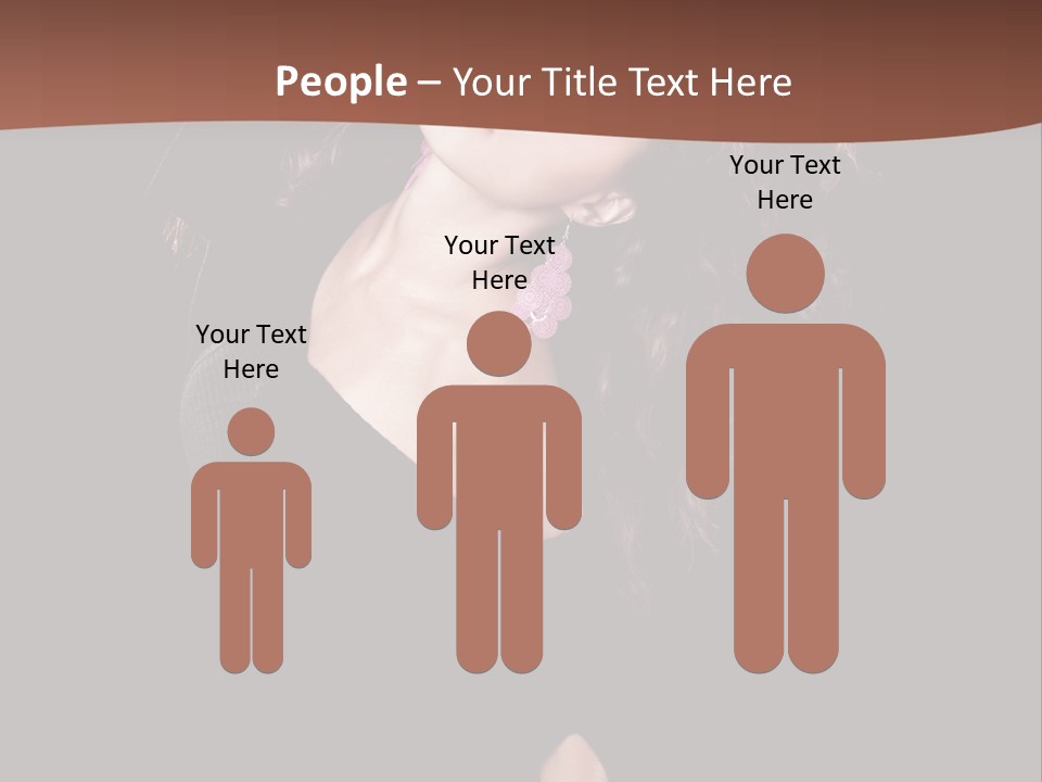 Long Hair Fresh Music PowerPoint Template