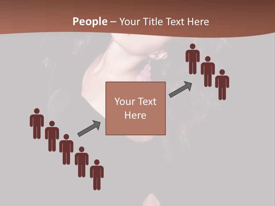 Long Hair Fresh Music PowerPoint Template