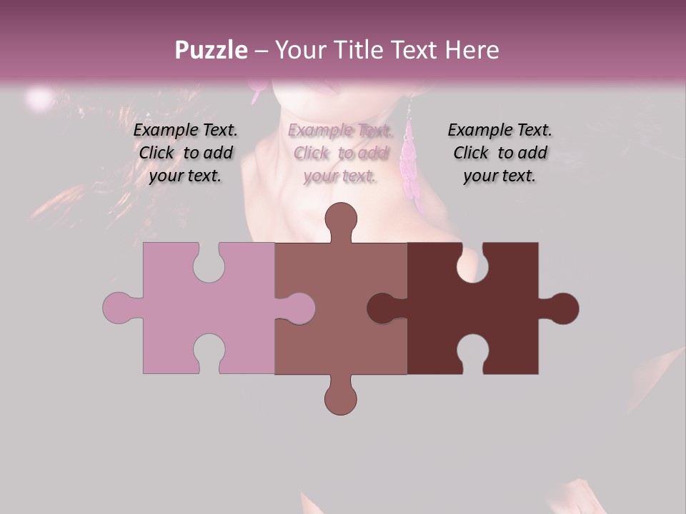 Fly Lights Brunette PowerPoint Template