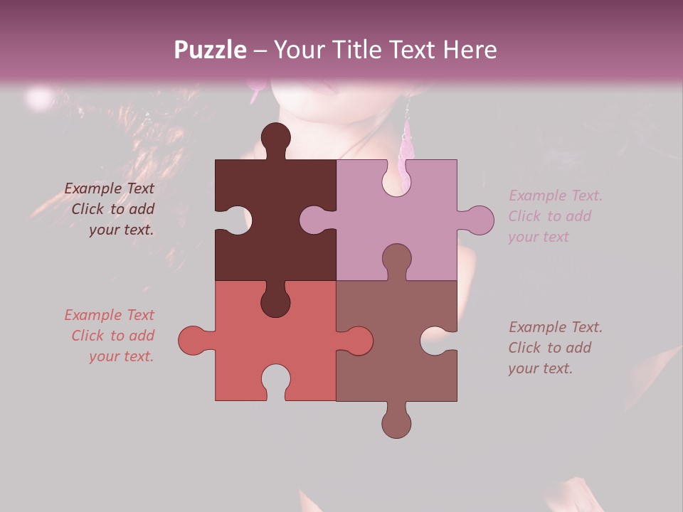 Fly Lights Brunette PowerPoint Template