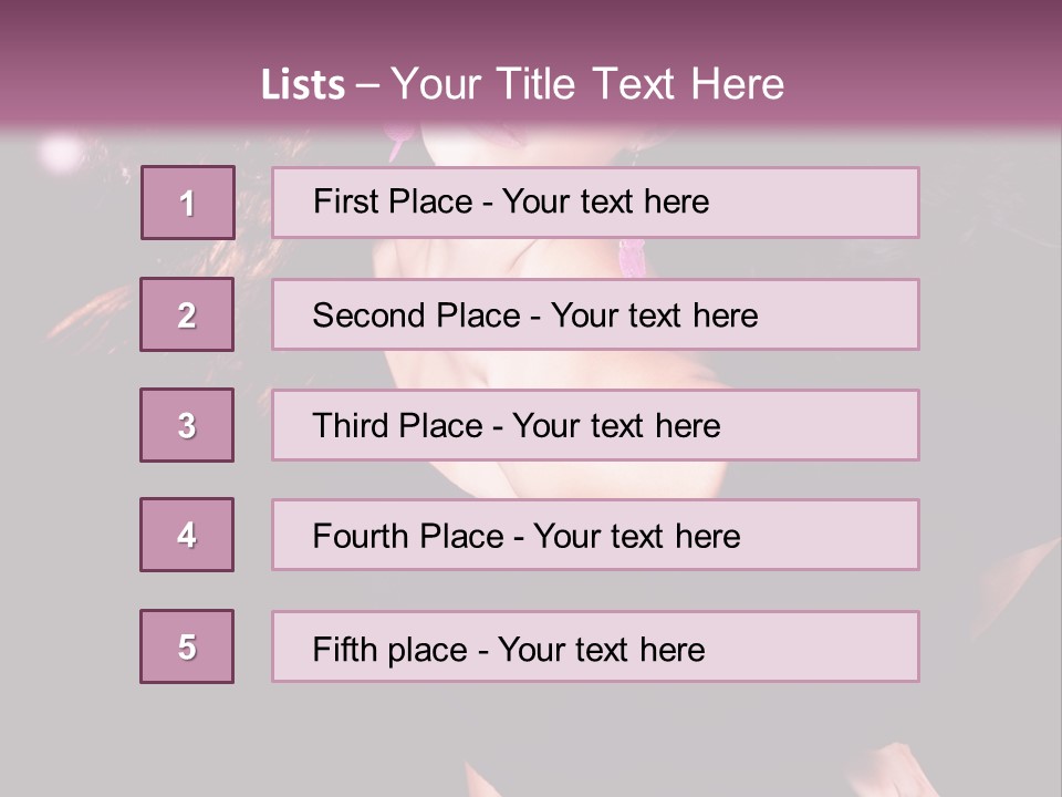 Fly Lights Brunette PowerPoint Template