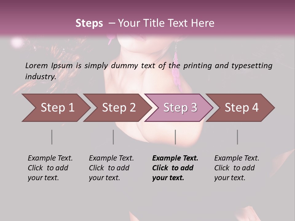 Fly Lights Brunette PowerPoint Template