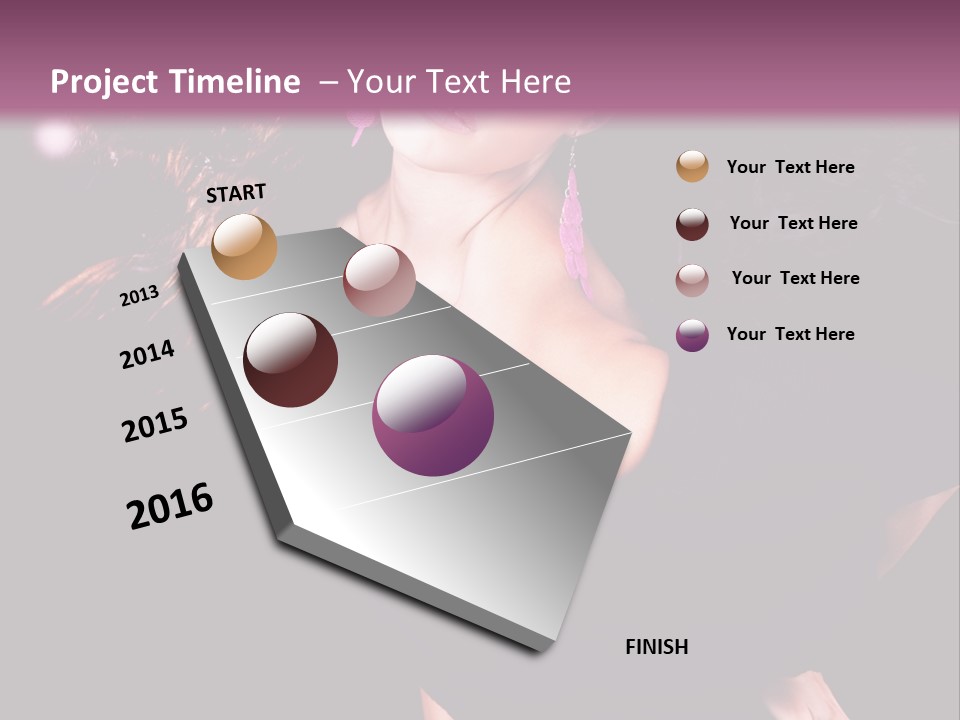 Fly Lights Brunette PowerPoint Template