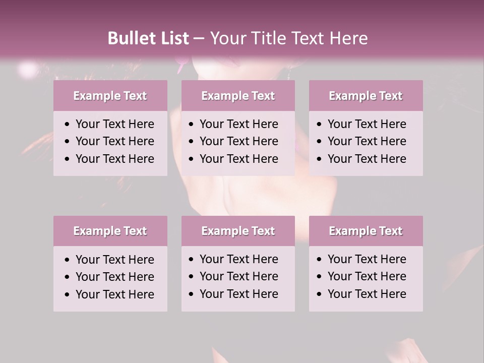 Fly Lights Brunette PowerPoint Template