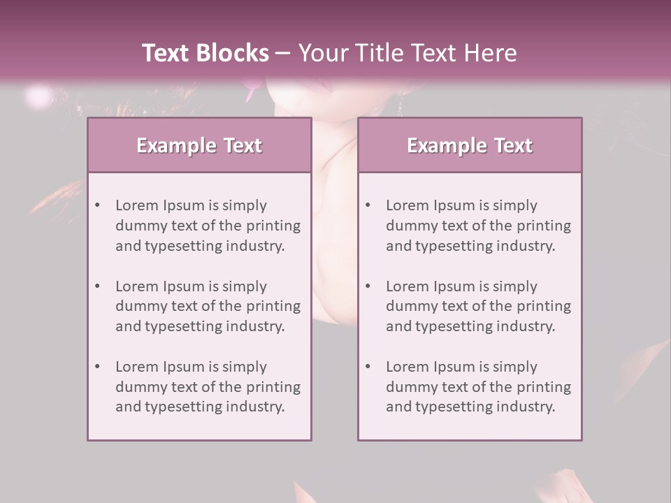 Fly Lights Brunette PowerPoint Template