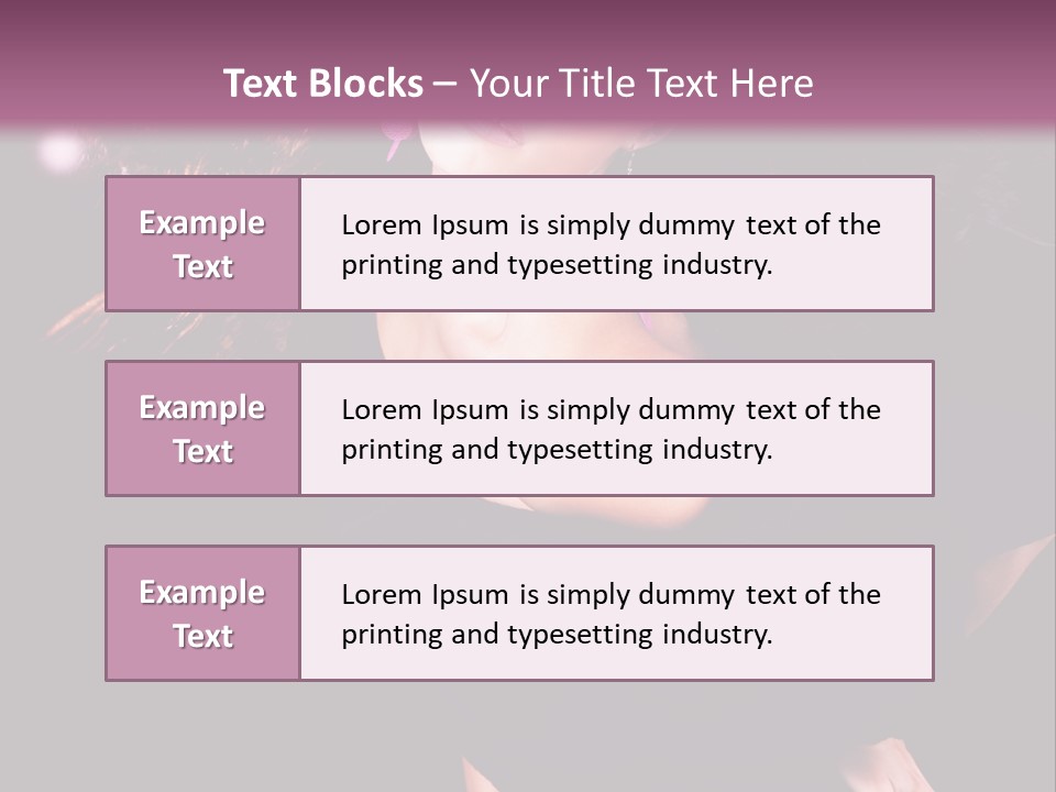 Fly Lights Brunette PowerPoint Template