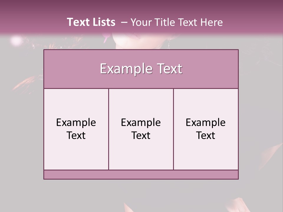 Fly Lights Brunette PowerPoint Template