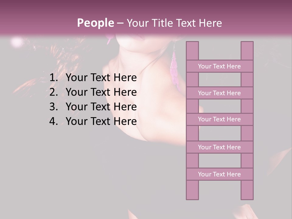 Fly Lights Brunette PowerPoint Template