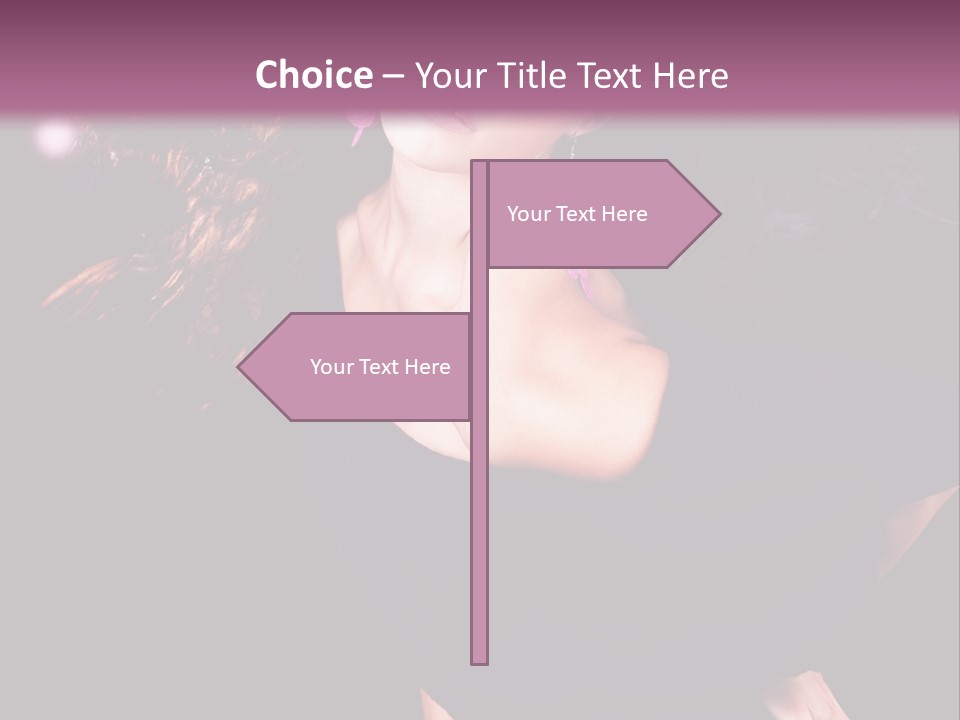 Fly Lights Brunette PowerPoint Template