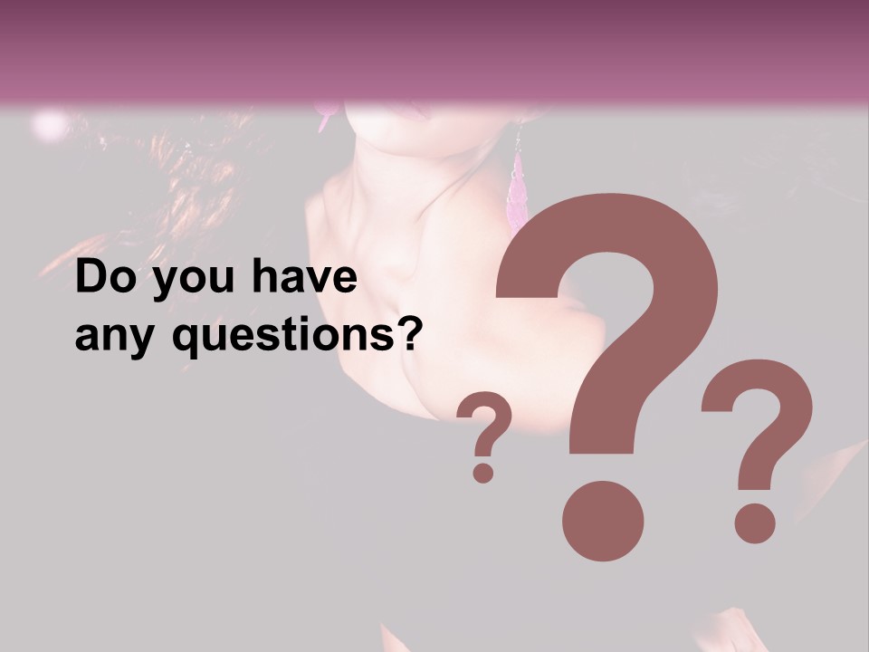 Fly Lights Brunette PowerPoint Template