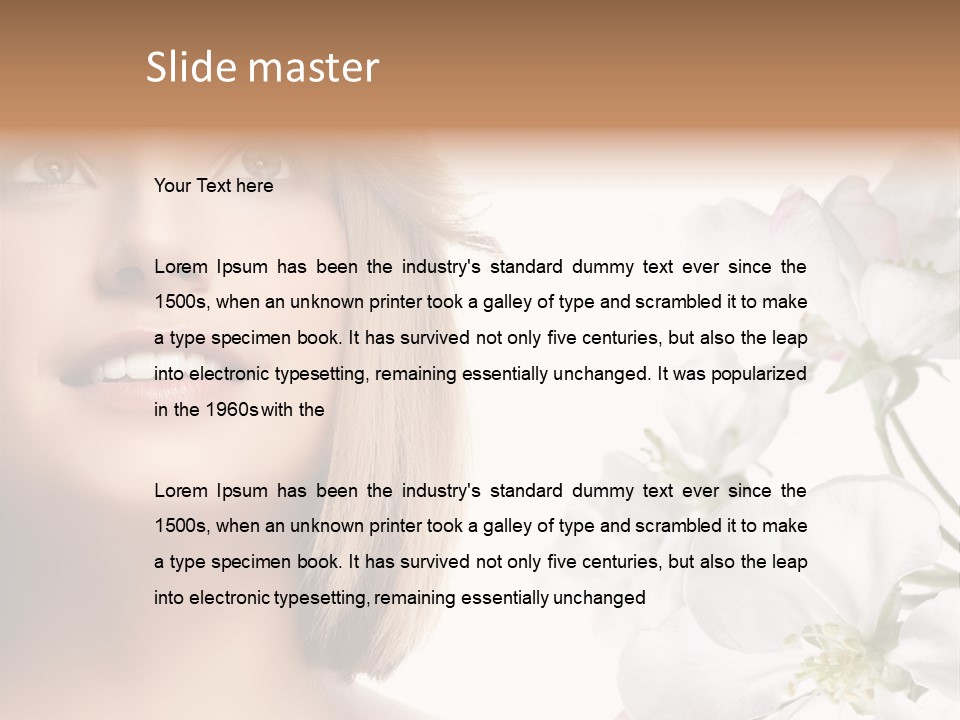 Spring Aroma Care PowerPoint Template