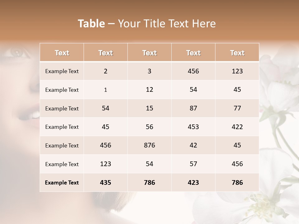 Spring Aroma Care PowerPoint Template