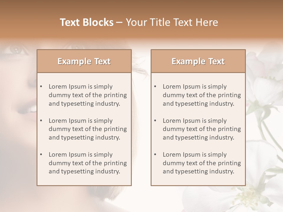 Spring Aroma Care PowerPoint Template