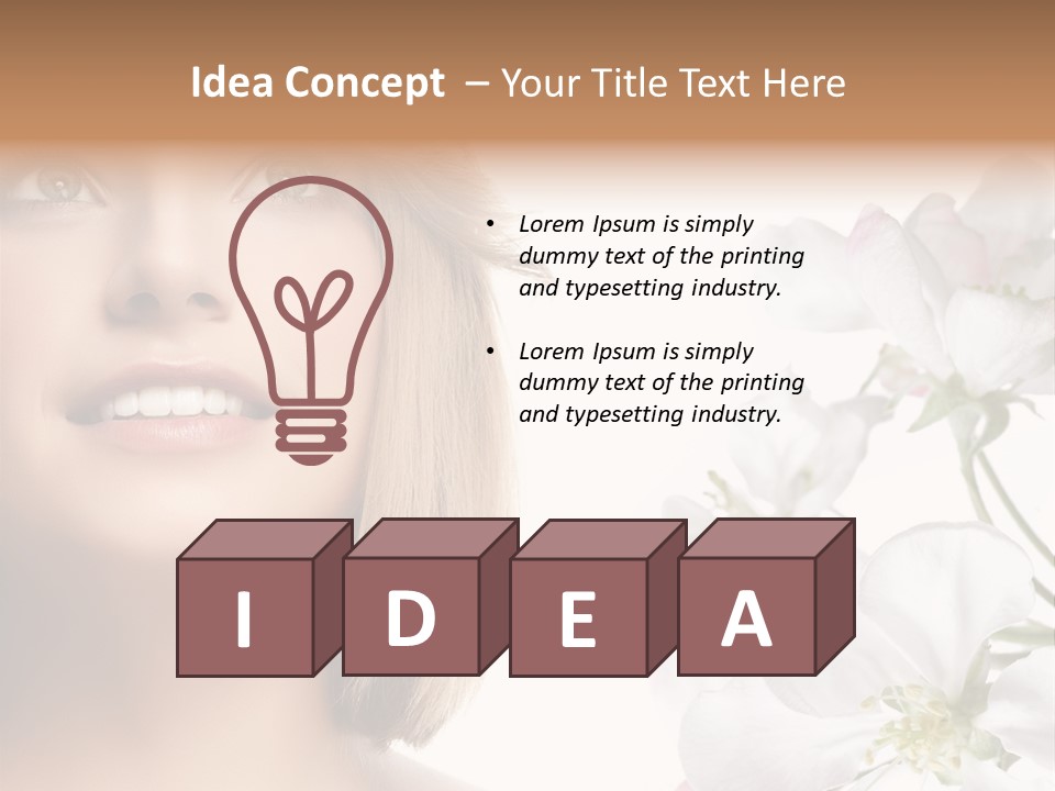 Spring Aroma Care PowerPoint Template