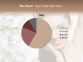 Toothy Smile Female Teeth PowerPoint Template