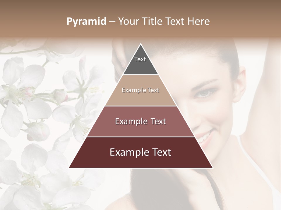 Toothy Smile Female Teeth PowerPoint Template