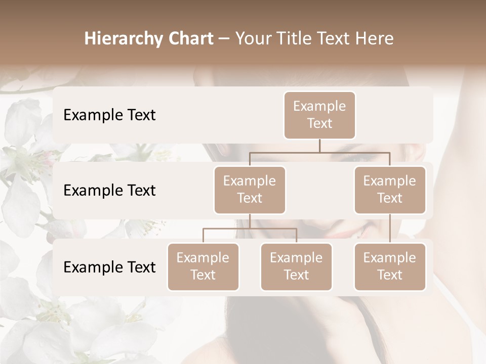 Toothy Smile Female Teeth PowerPoint Template
