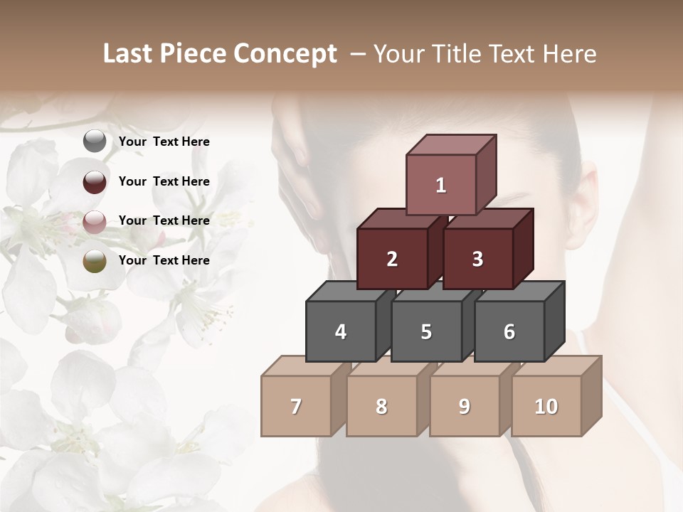 Toothy Smile Female Teeth PowerPoint Template