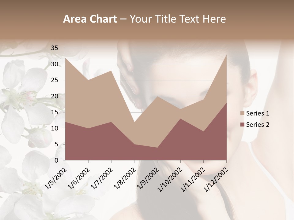 Toothy Smile Female Teeth PowerPoint Template