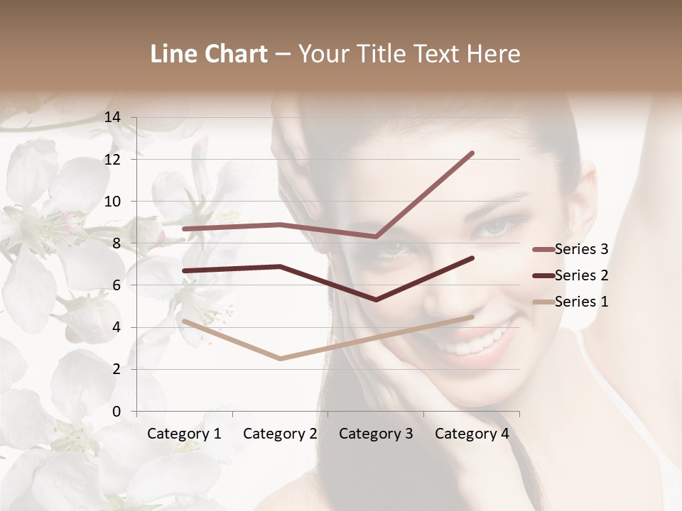 Toothy Smile Female Teeth PowerPoint Template