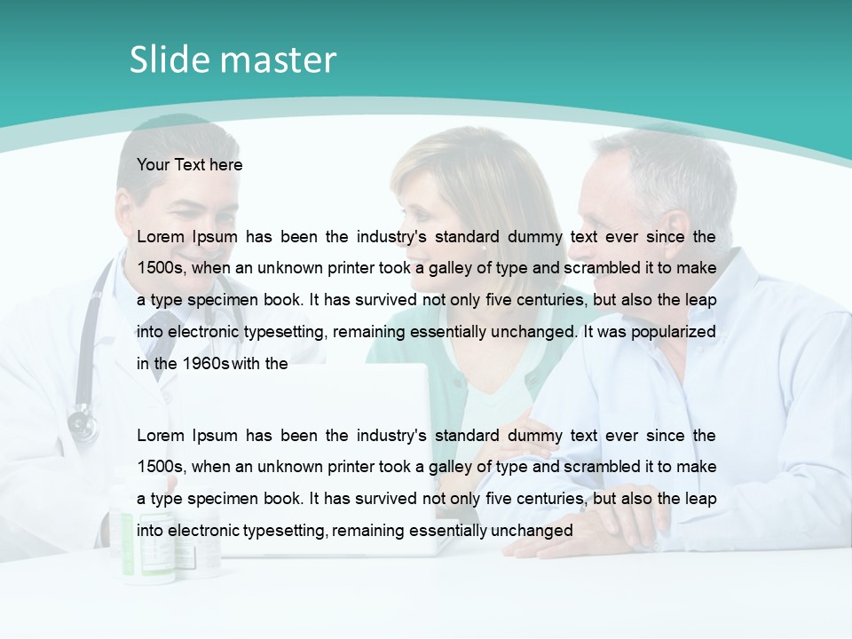 Medicare Diagnosis Problem PowerPoint Template