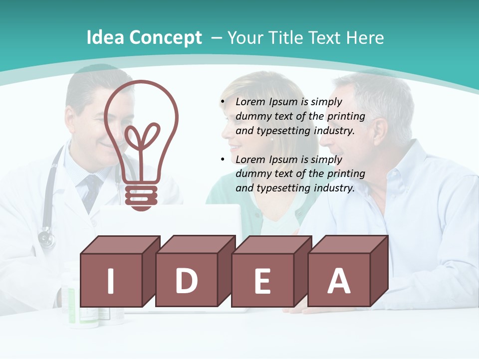 Medicare Diagnosis Problem PowerPoint Template