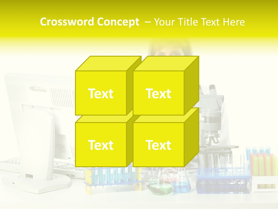 Biochemistry Research Optical PowerPoint Template